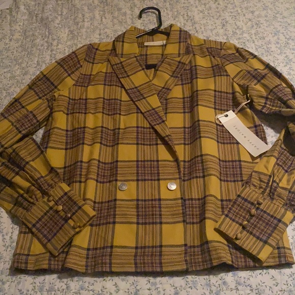 Kate Hudson Happy Nature plaid blazer - Picture 8 of 9